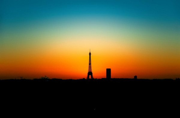 Lever de soleil sur Paris