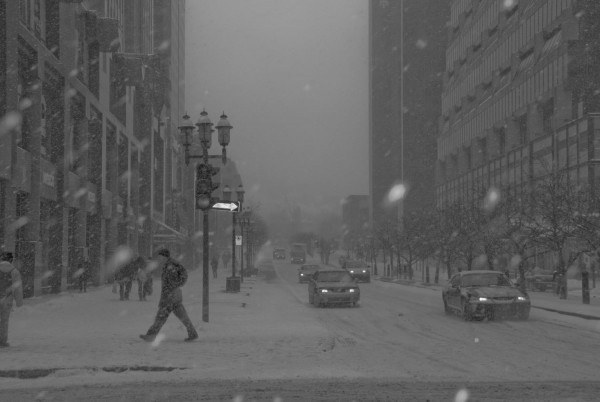 Montréal sous la neige