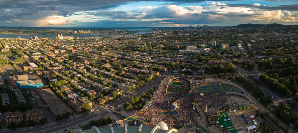 Montreal depuis le Parc Olympique