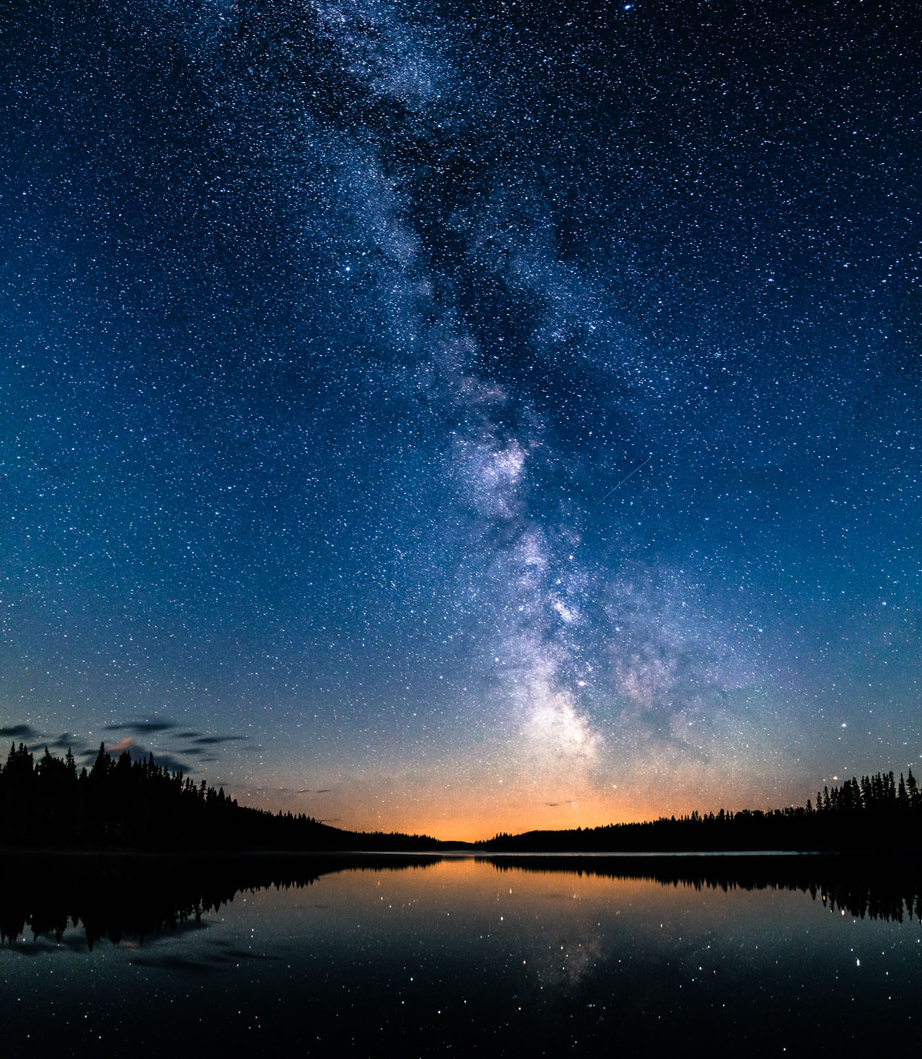 Paysage nuit étoilée