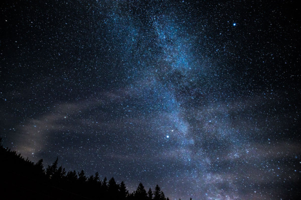 Route sous les étoiles