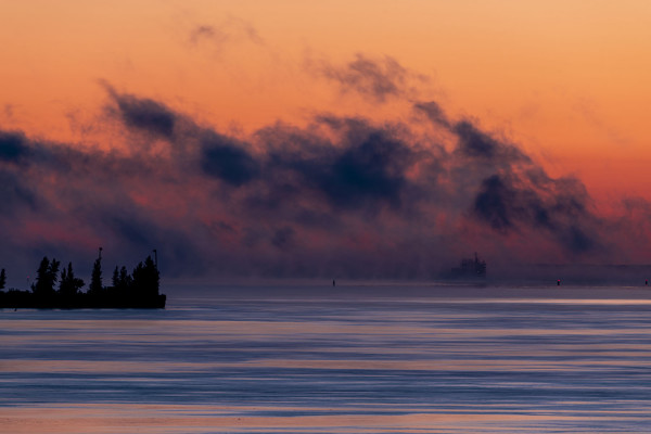 Quai et brume I